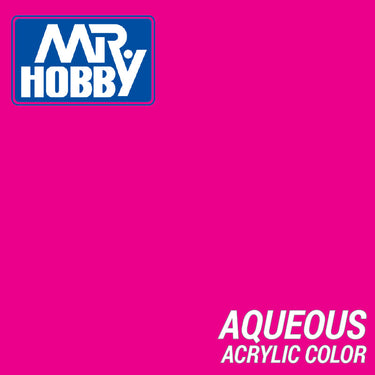 Mr Hobby (Gunze) H099 Aqueous Fluorescent Pink Acrylic Paint 10ml